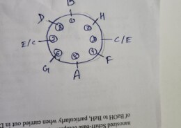 Eight boys A, B, C, D, E, F, G, and H are seated around a circular table. A and B are opposite to each other. F is neither next to H nor next to G. H is to the immediate left of B and opposite of G. D is to the immediate right of B.  Who is to the immediate right of A?