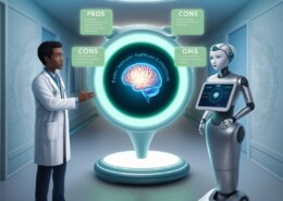 What are the potential benefits and risks of implementing artificial intelligence in healthcare?