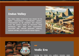 The evolution of various styles of pottery in India from the Indus Valley Civilisation to the later Vedic period was intricately linked with the socio-cultural life of the people. Discuss.