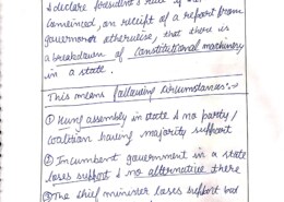 Under what circumstances can President’s Rule be imposed in a state? Additionally, outline the procedure for its imposition and its implications. (200 words)